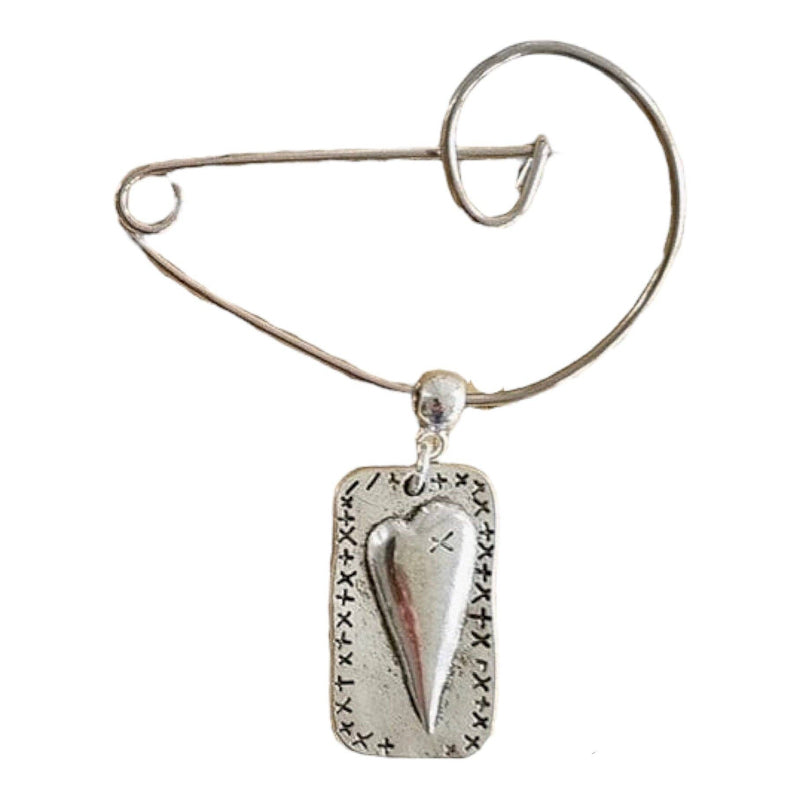 Mended Heart Brooch by Gist Jewellery
