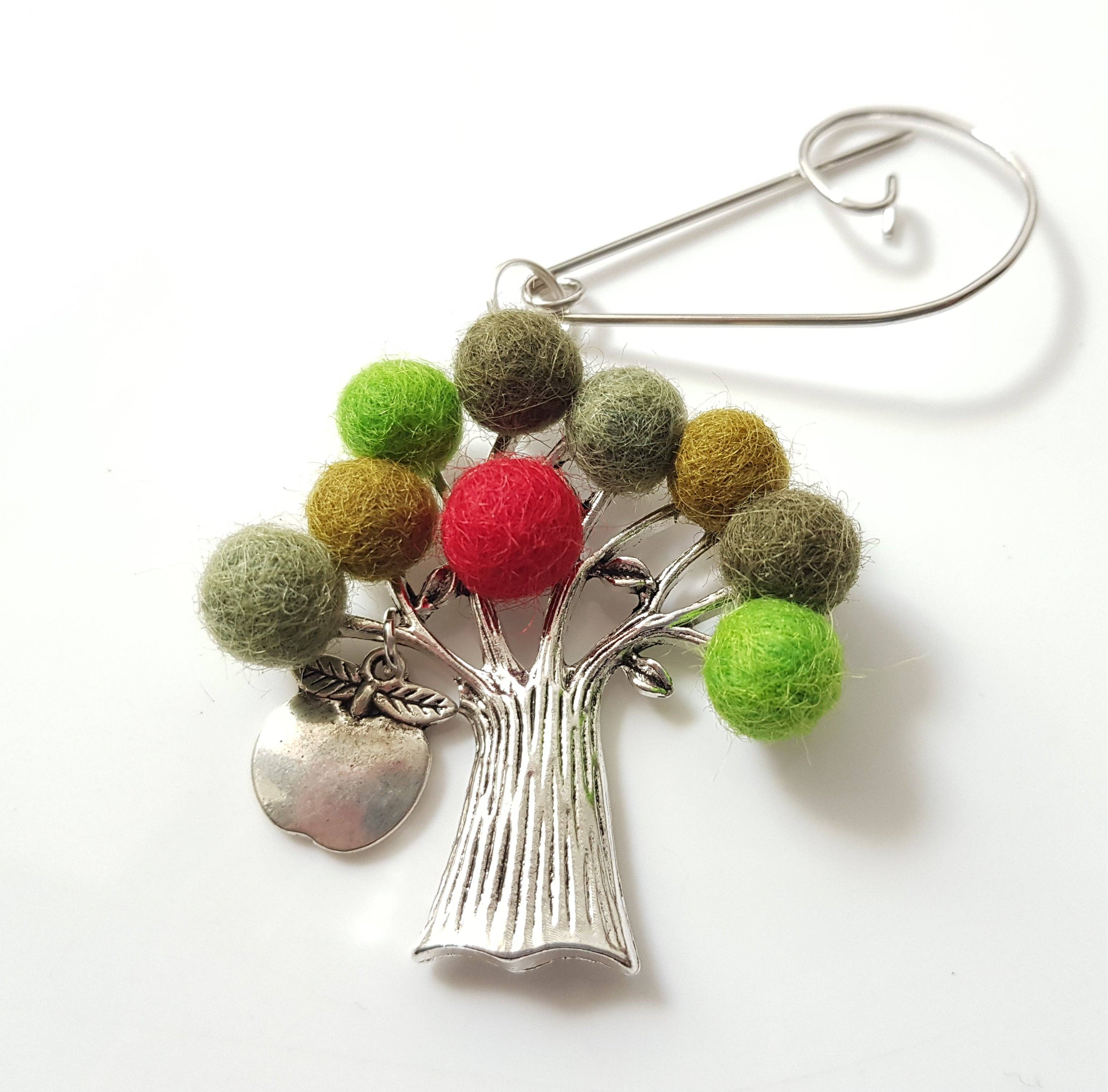 Tree Of Life Brooch Apple Tree by Gist Jewellery