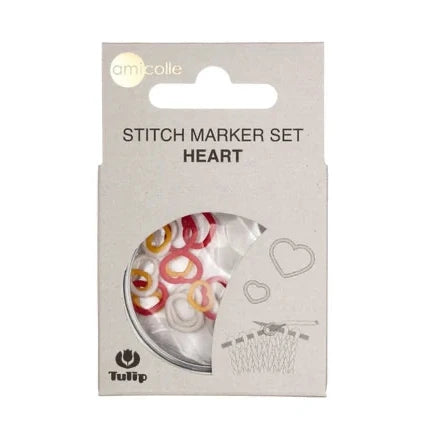 Tulip x Amicolle Heart Stitch Markers