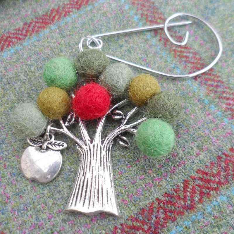 Tree Of Life Brooch Apple Tree by Gist Jewellery