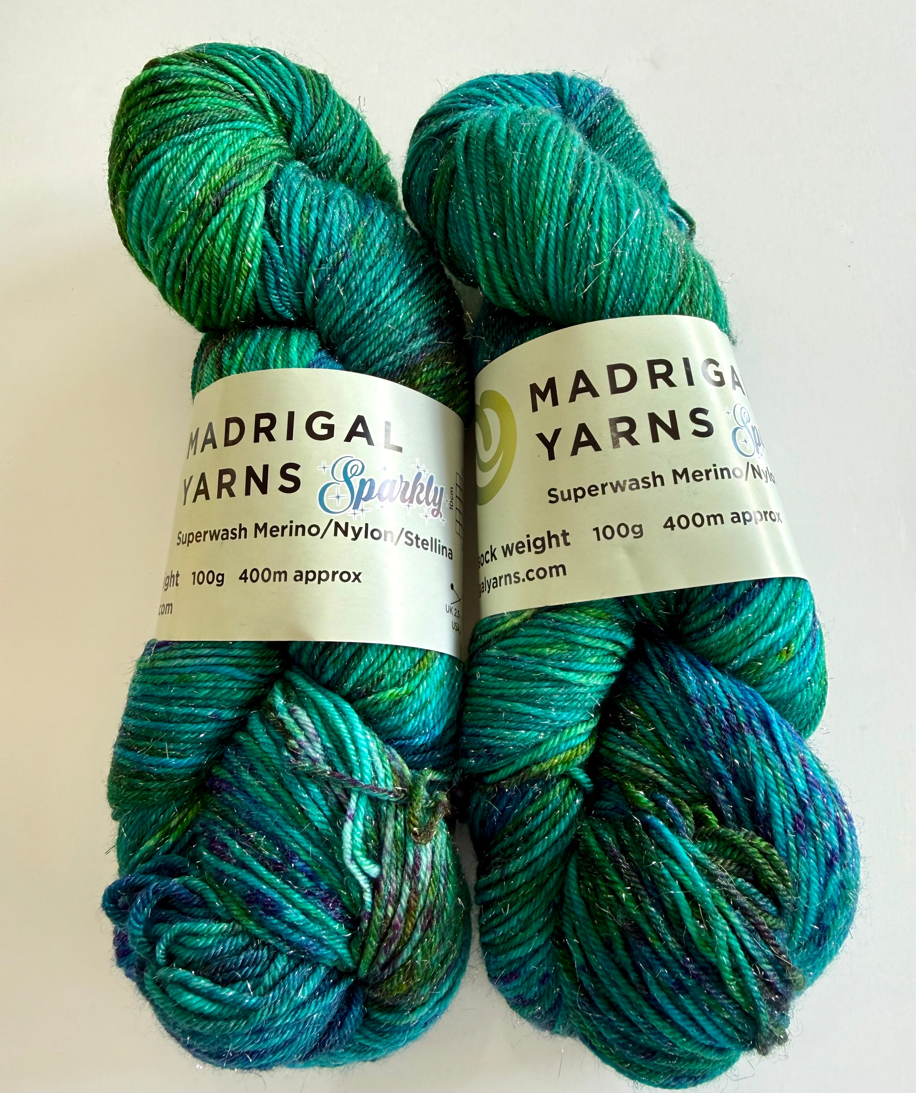 Madrigal Sparkly 4 ply Aquilicious
