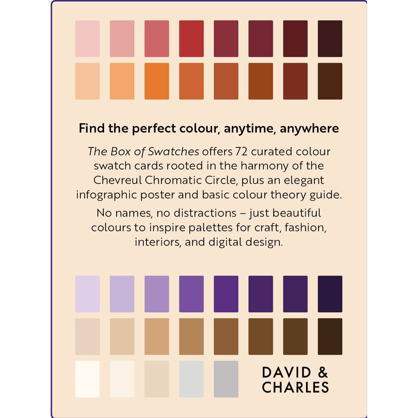 The Box of Swatches: 72 Shade Cards for Palette Planning and Inspiration