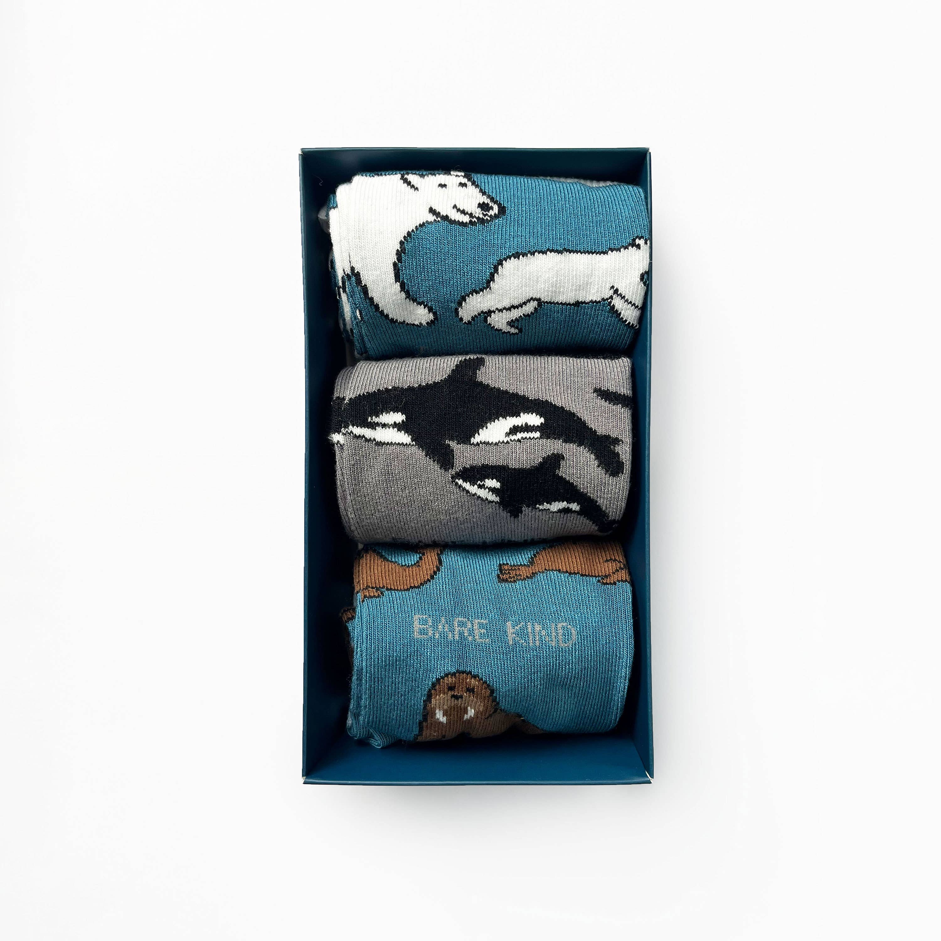 Arctic Socks | Bamboo Socks Gift Box | 3 Pairs Socks