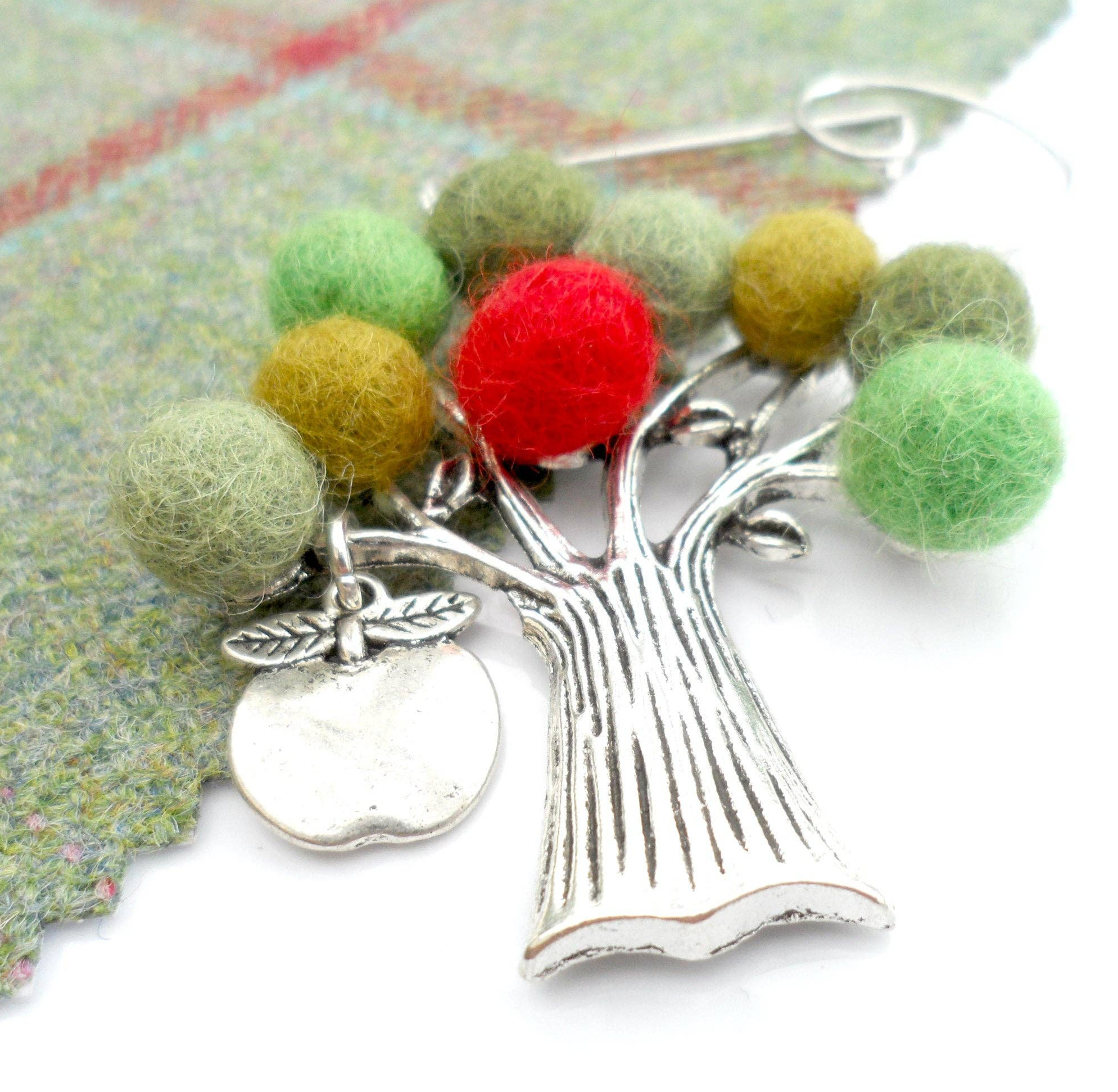 Tree Of Life Brooch Apple Tree by Gist Jewellery