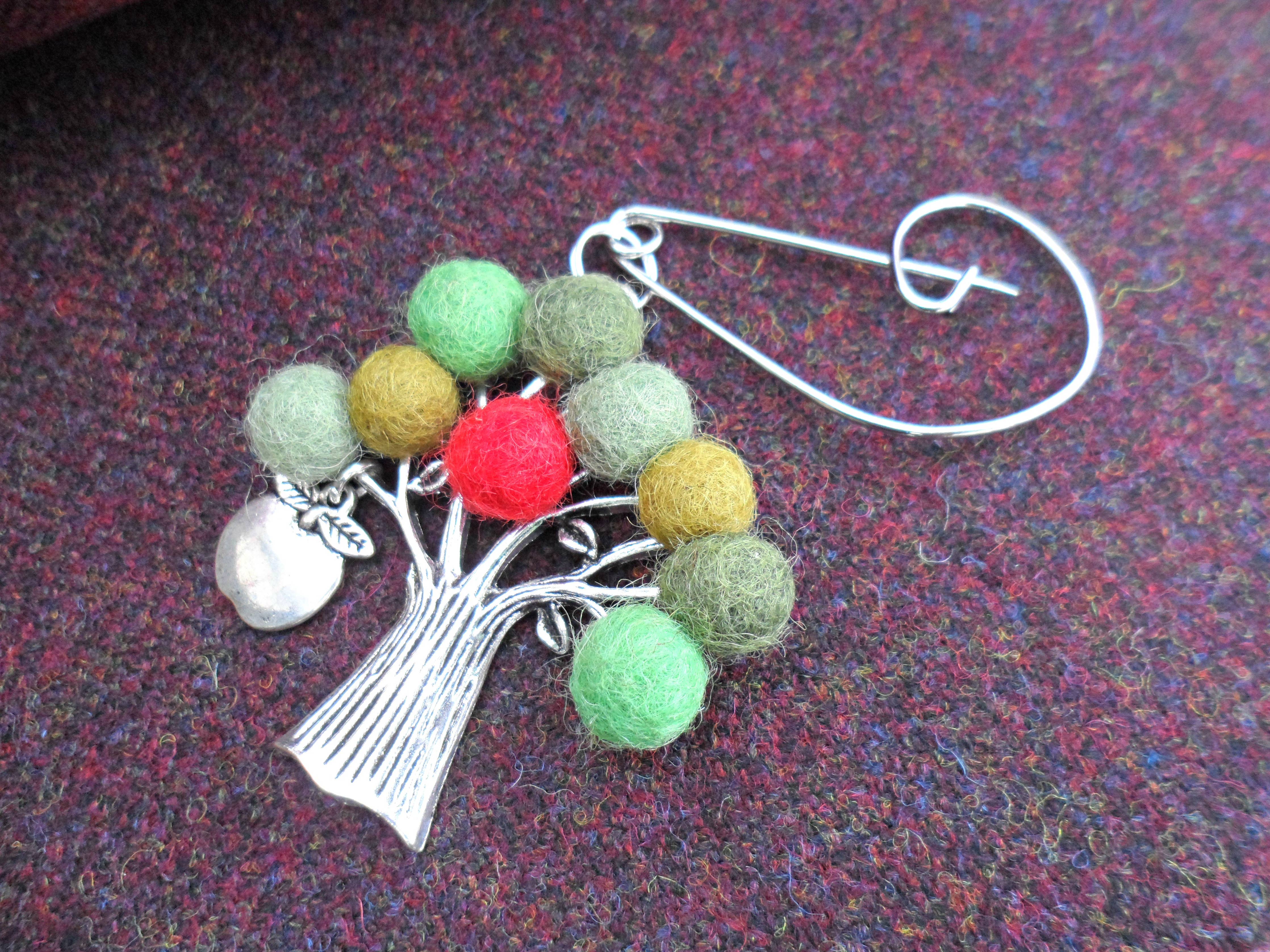 Tree Of Life Brooch Apple Tree by Gist Jewellery