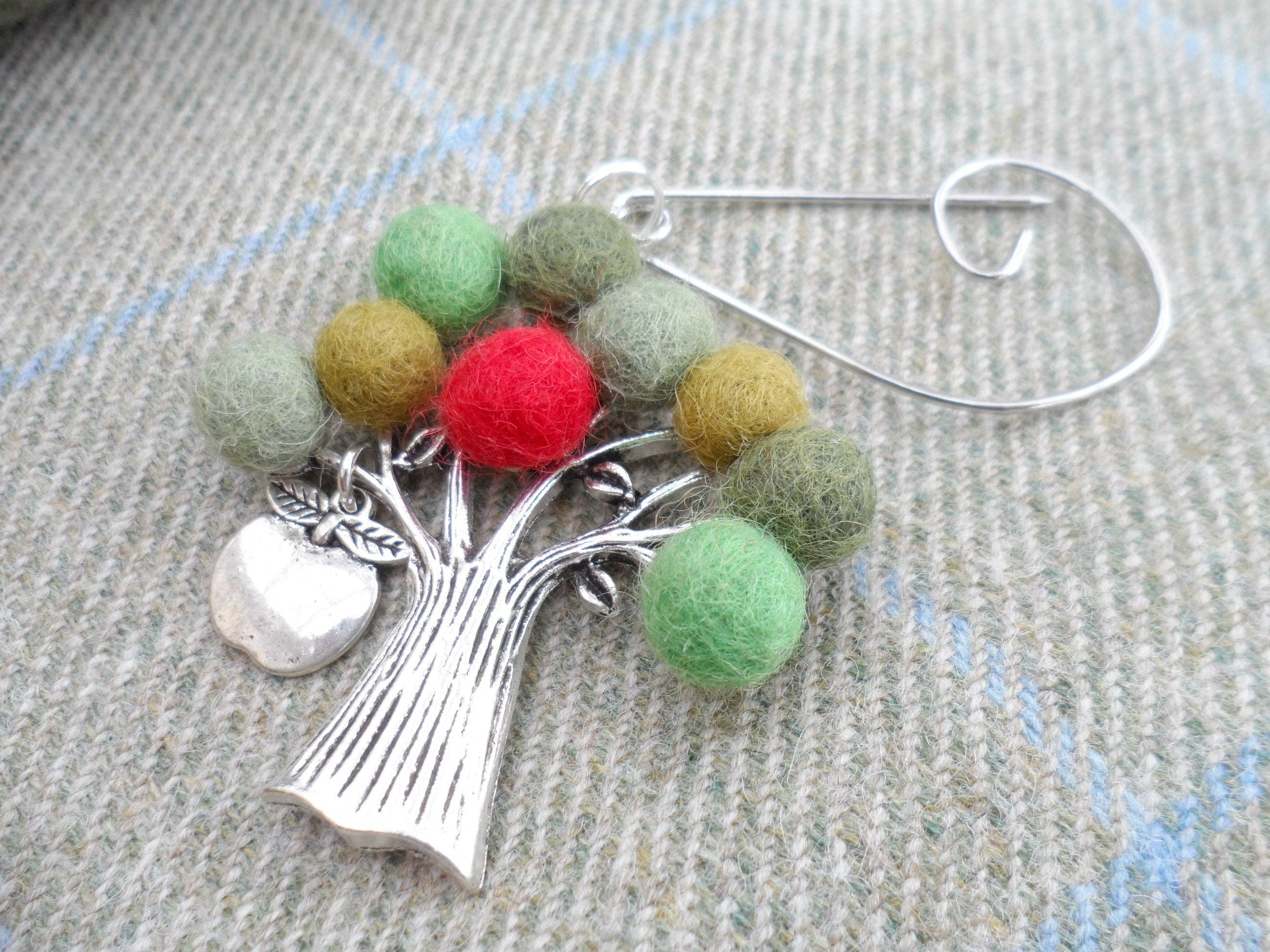 Tree Of Life Brooch Apple Tree by Gist Jewellery