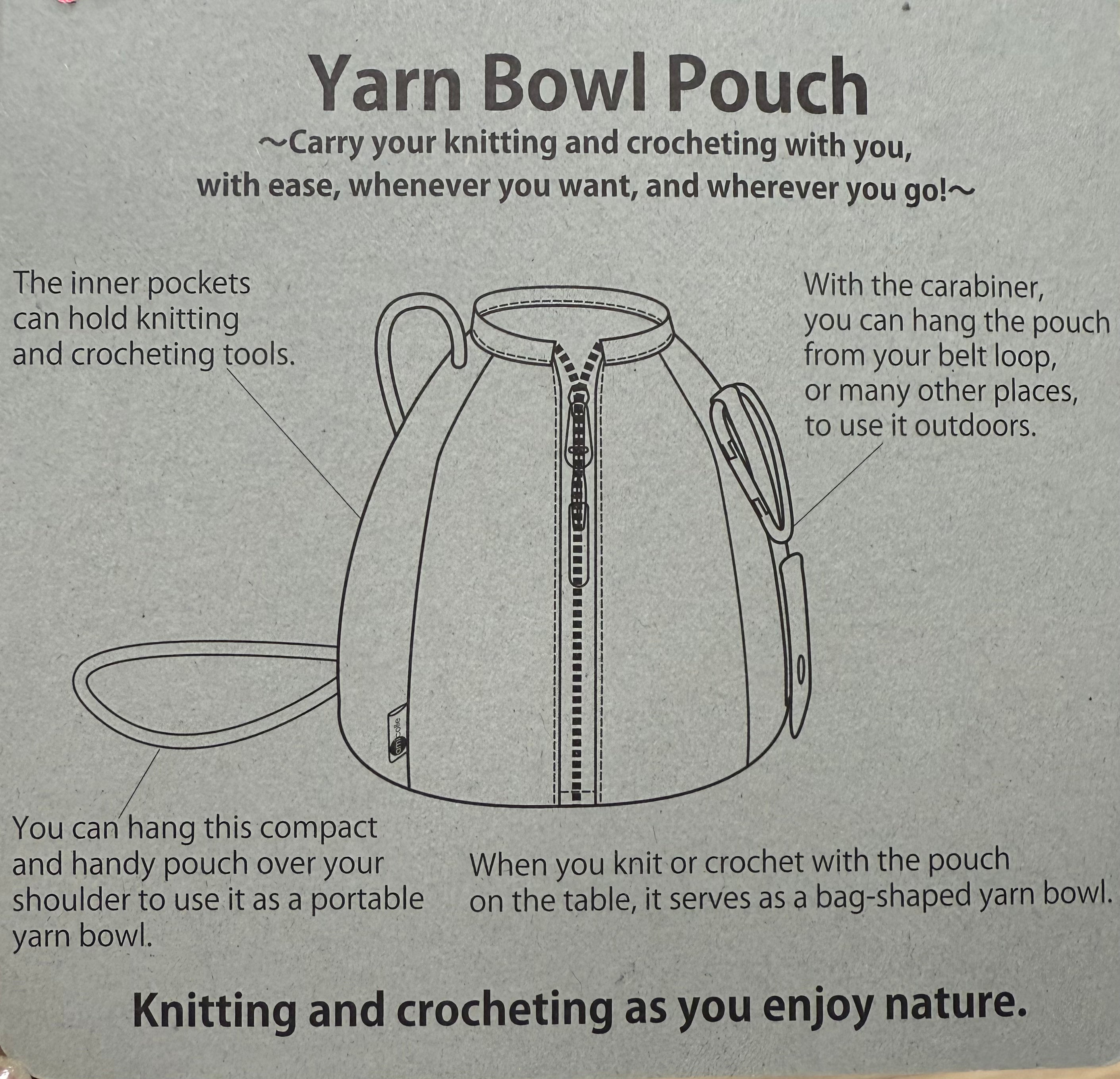 Tulip Field Project Bag and Yarn Bowl