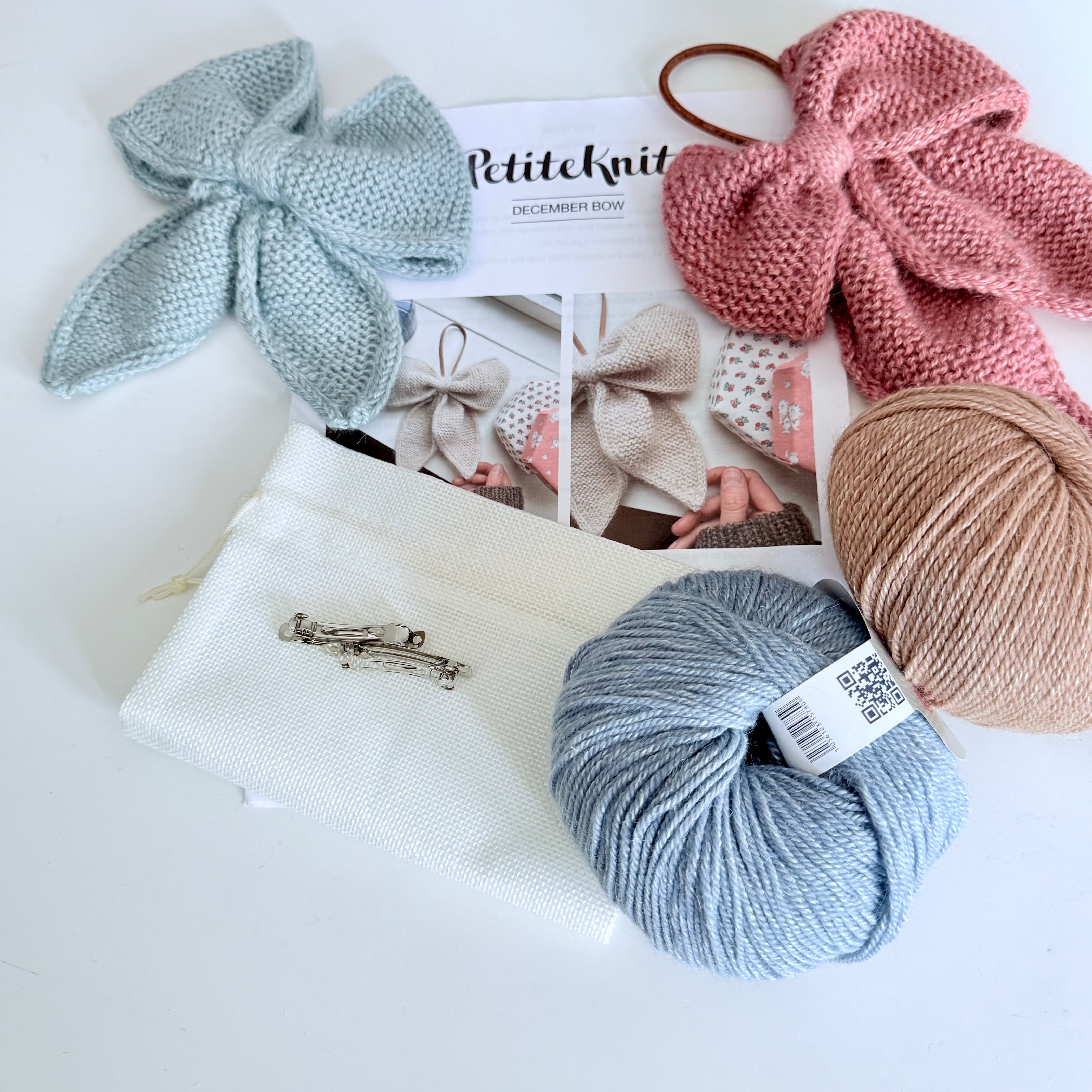 Petite Knit December Bow Kit