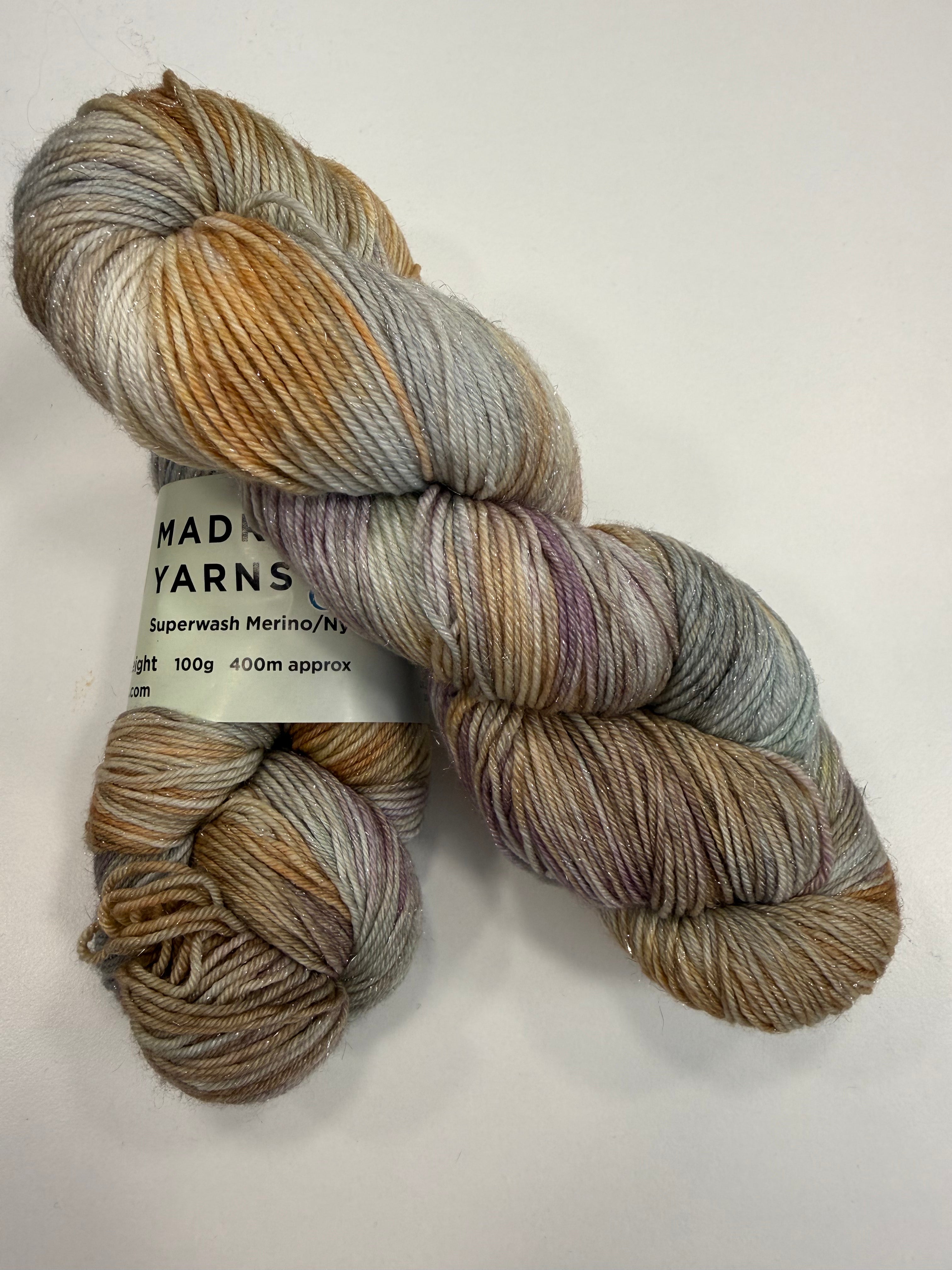 Madrigal Sparkly 4 ply Silver Ghost