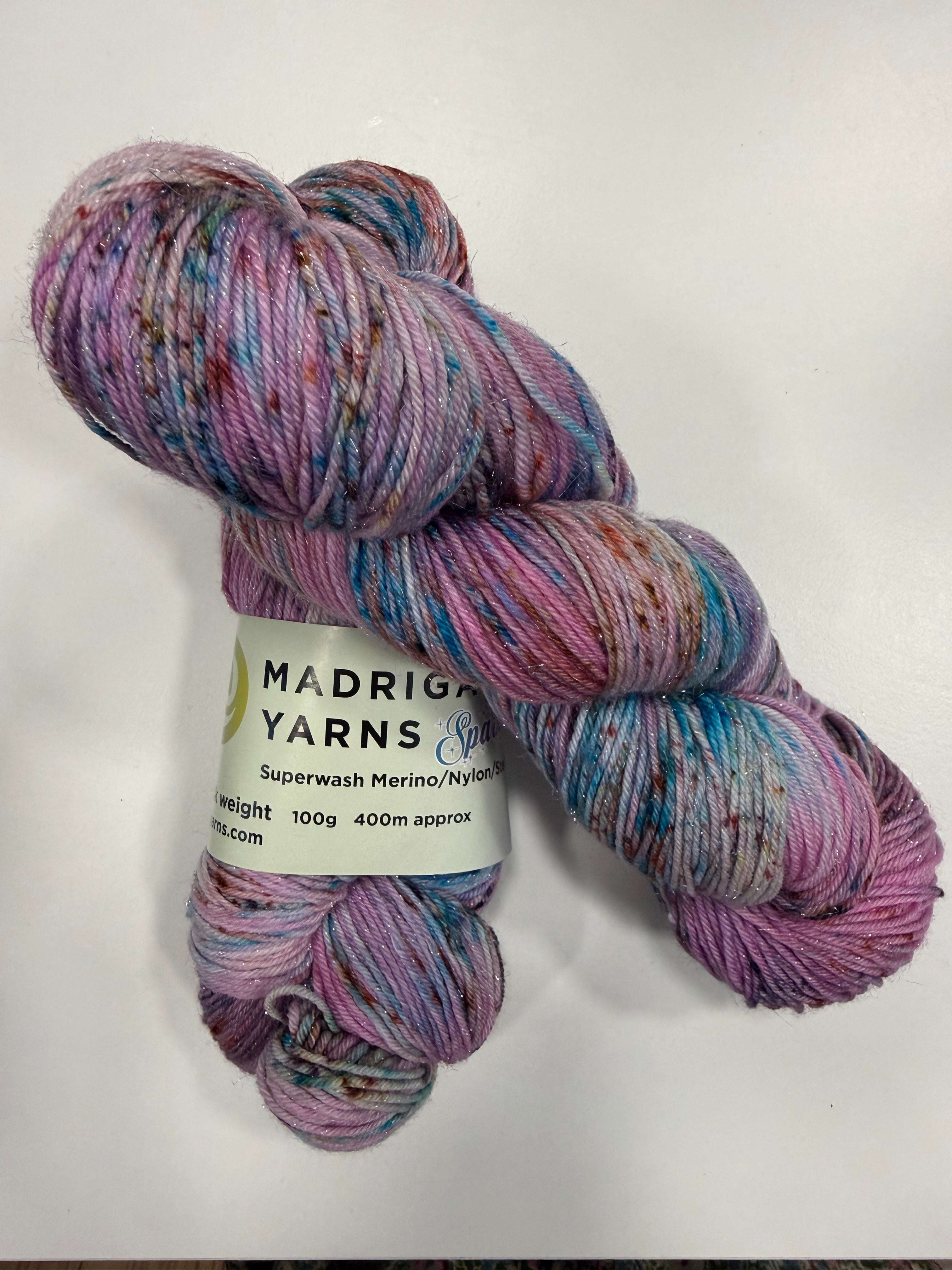 Madrigal Sparkly 4 ply Rose Bruise