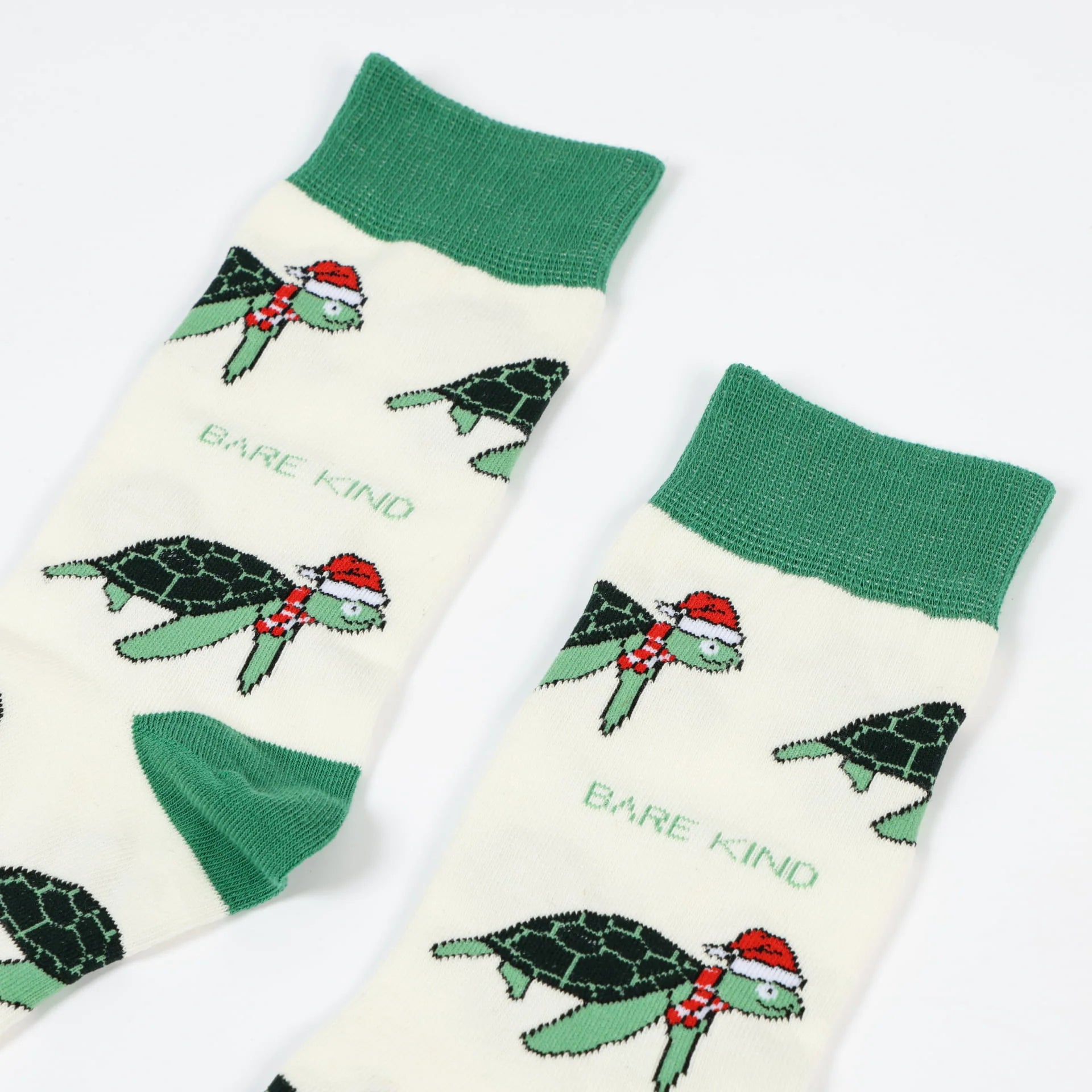 Bare Kind Christmas Save the Turtle Bamboo Socks