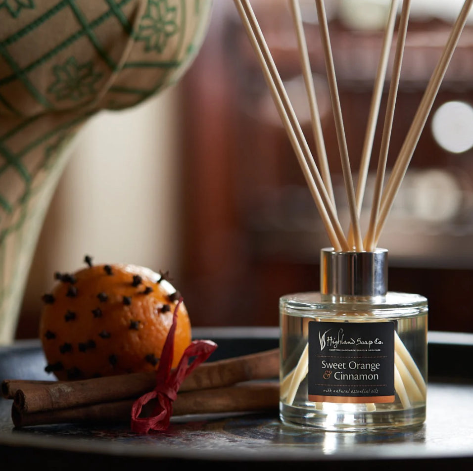 The Highland Soap Co Sweet Orange & Cinnamon Diffuser