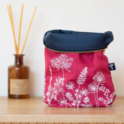 Linen Toiletry/Project Bag by Helen Round