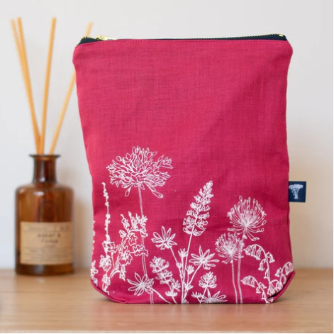 Linen Toiletry/Project Bag by Helen Round