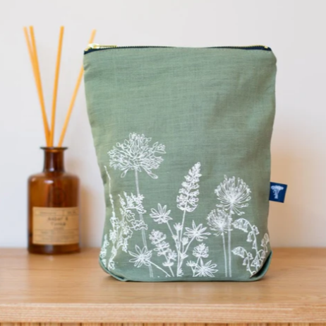 Linen Toiletry/Project Bag by Helen Round