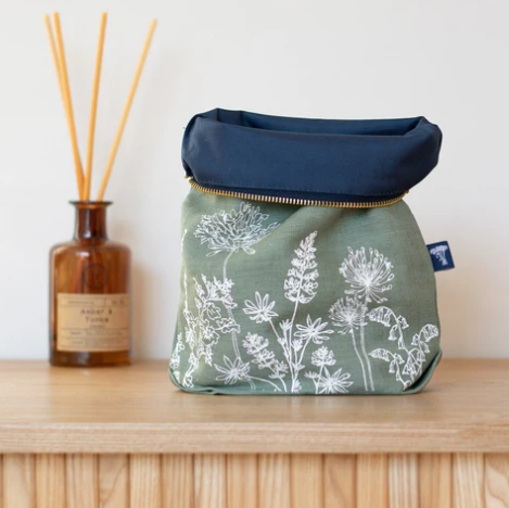 Linen Toiletry/Project Bag by Helen Round
