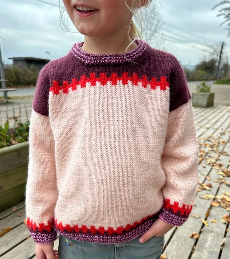 PetiteKnit Cross Sweater Junior Pattern