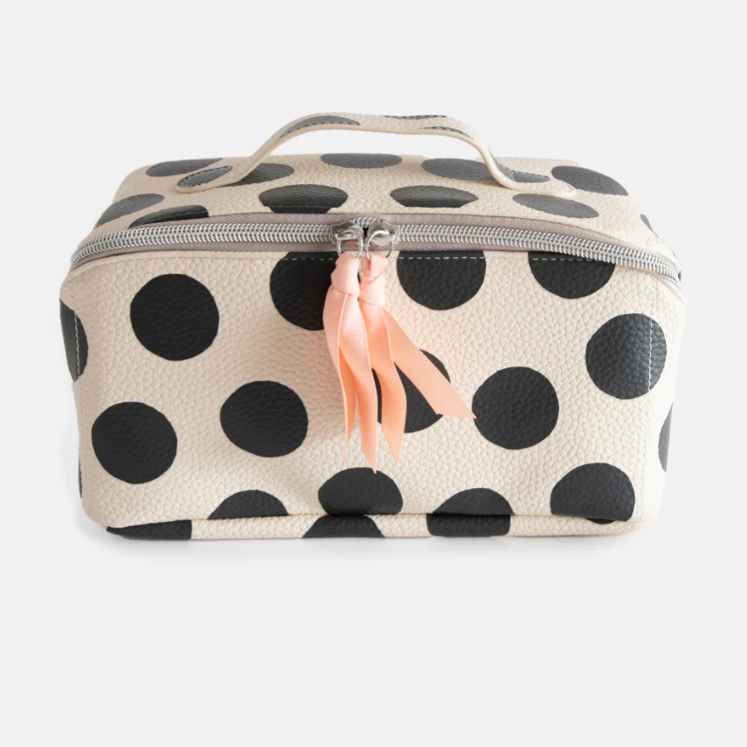 Caroline Gardener Mono Spots Flat Lay Washbag
