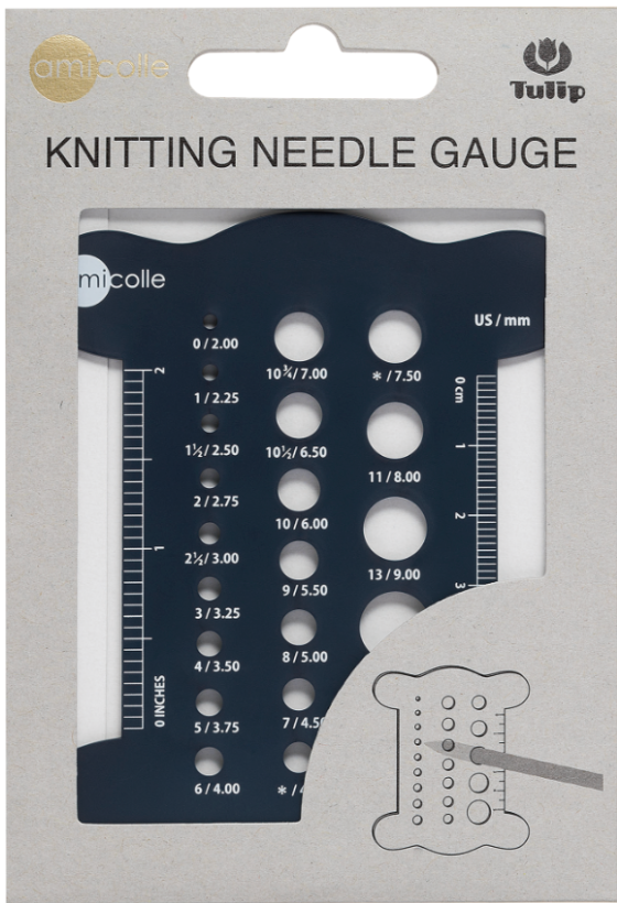 Tulip x Amicolle Knitting Needle Gauge