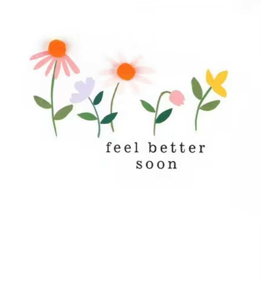 Caroline Gardner Feel Better Soon Pom Pom Card