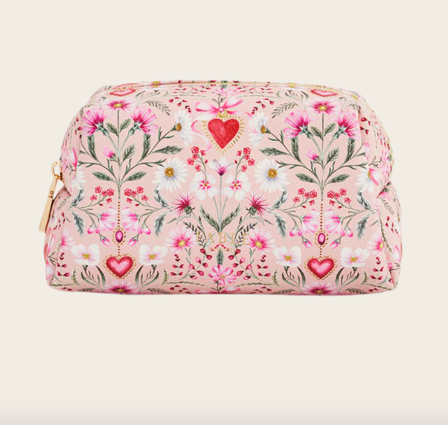 Fable England Floral Heart Pouch