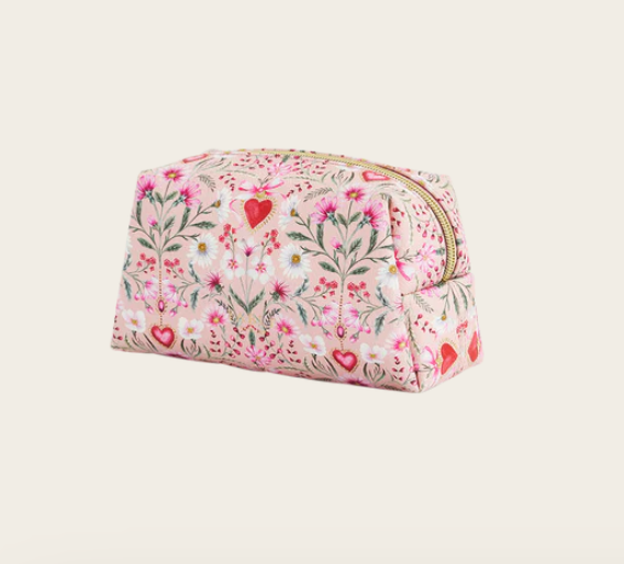 Fable England Floral Heart Pouch