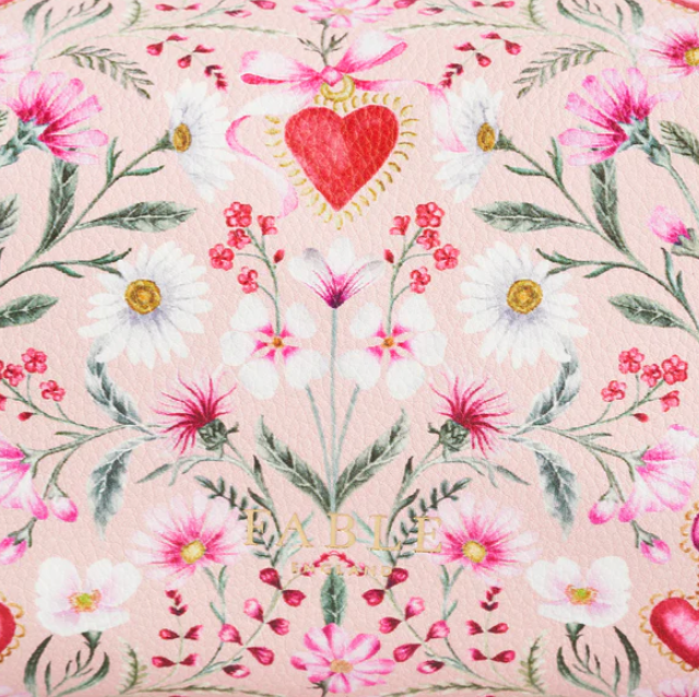Fable England Floral Heart Pouch