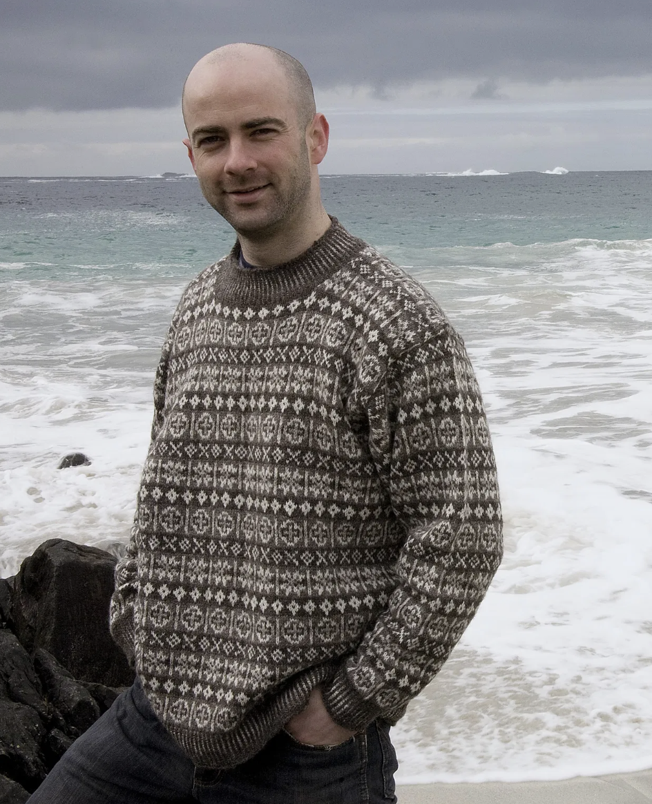 Lynsey Unisex Gansey by Jamieson and Smith