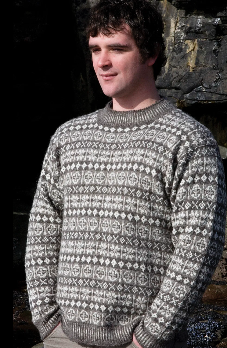 Lynsey Unisex Gansey by Jamieson and Smith
