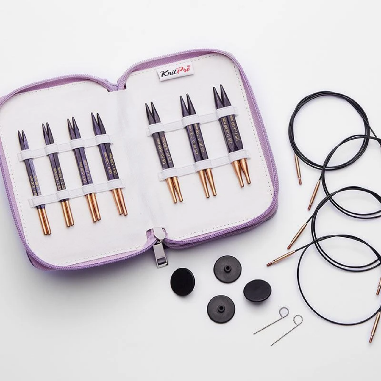 KnitPro Interchangeable Needles J'adore Cubics Special Collection Set