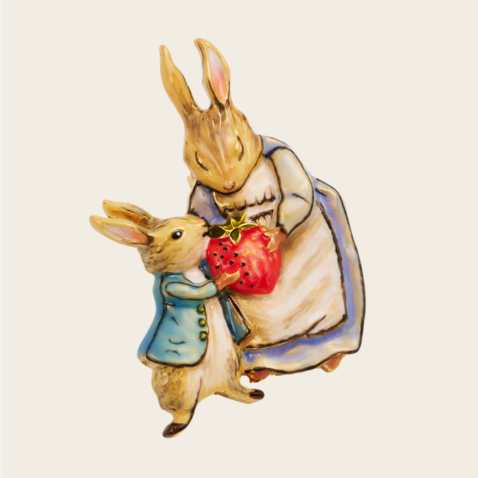Fable England x Peter Rabbit Mrs Rabbit Brooch