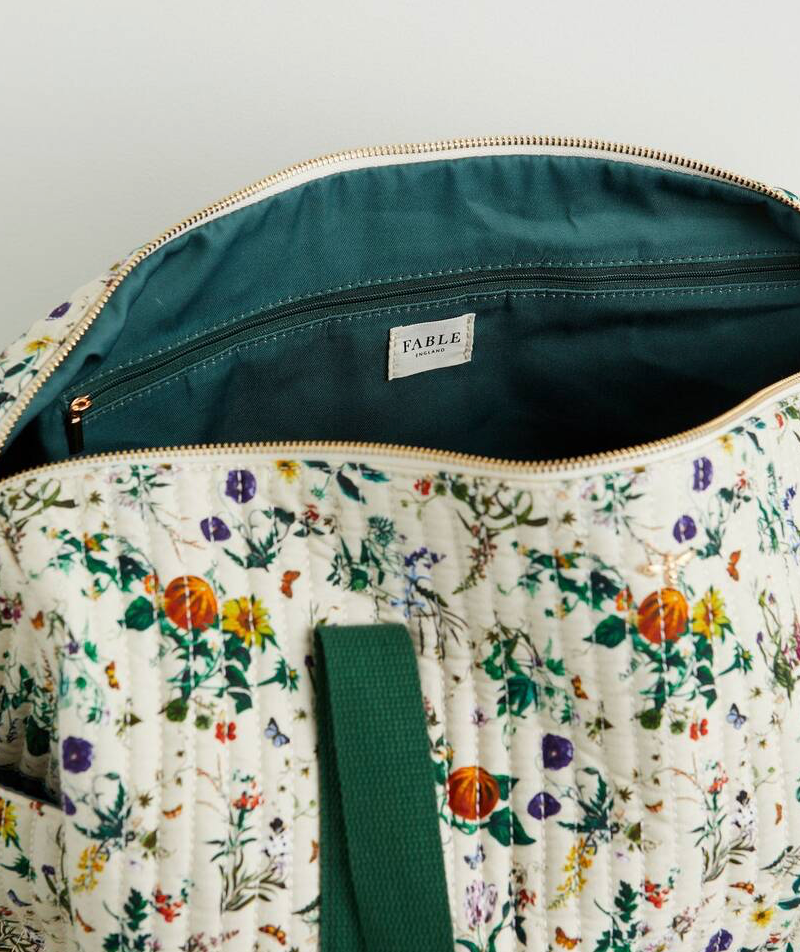 Fable England Botanical Weekender Bag