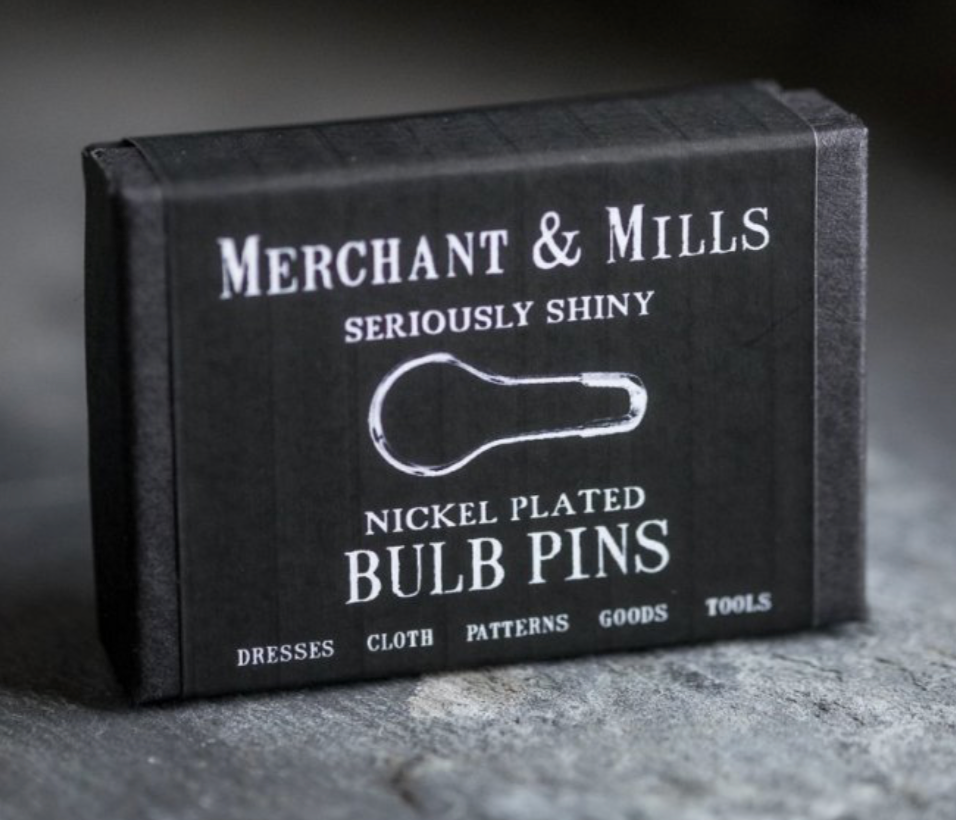 Merchant and Mills Nickel Plated Bulb Pins