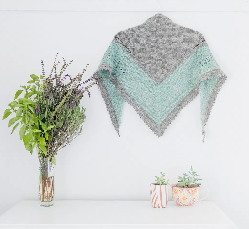 Yarn Pack for Lavender Fields Shawl by Helen Stewart