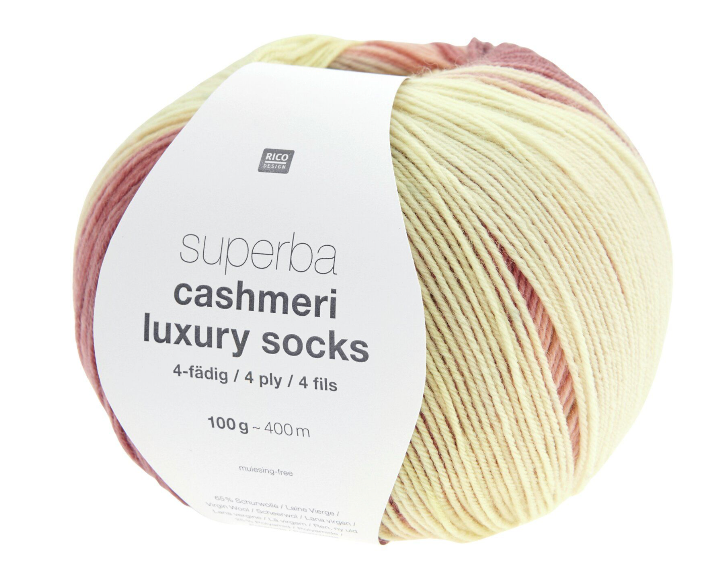 Rico Superba Cashmeri Luxury Sock Yarn