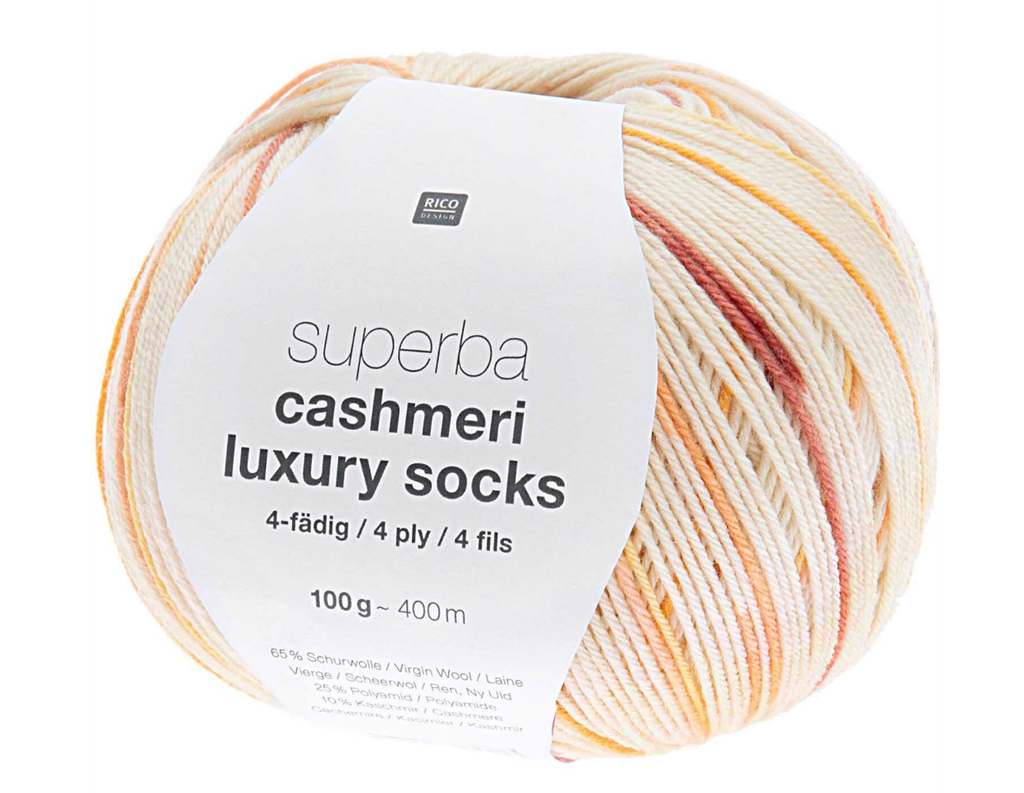 Rico Superba Cashmeri Luxury Sock Yarn