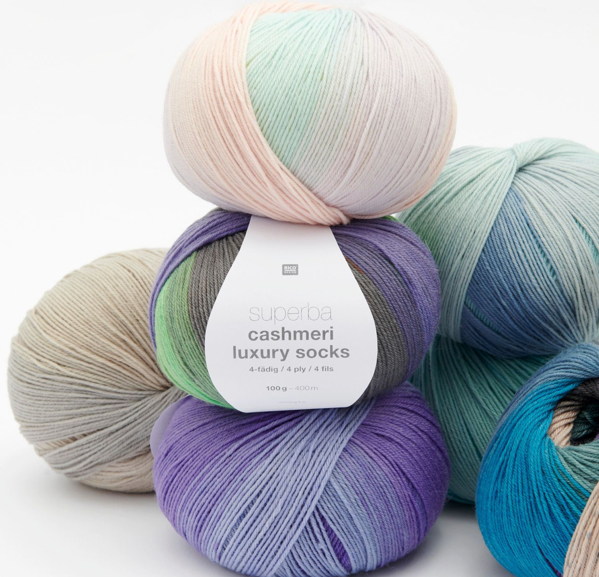 Rico Superba Cashmeri Luxury Sock Yarn