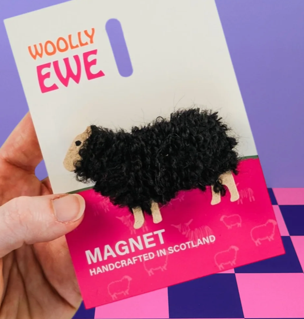 woolly ewe magnet