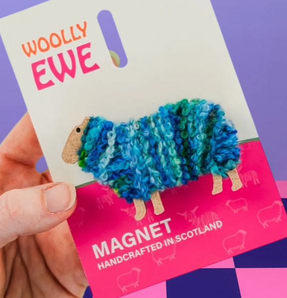 woolly ewe magnet