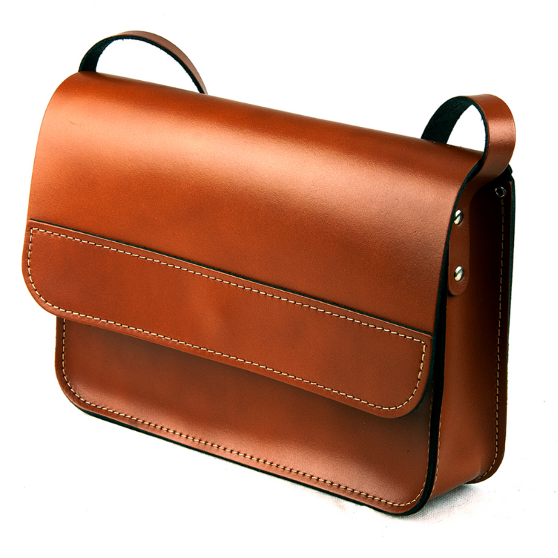 Glencroft Real Leather Crossbody Saddle Bag