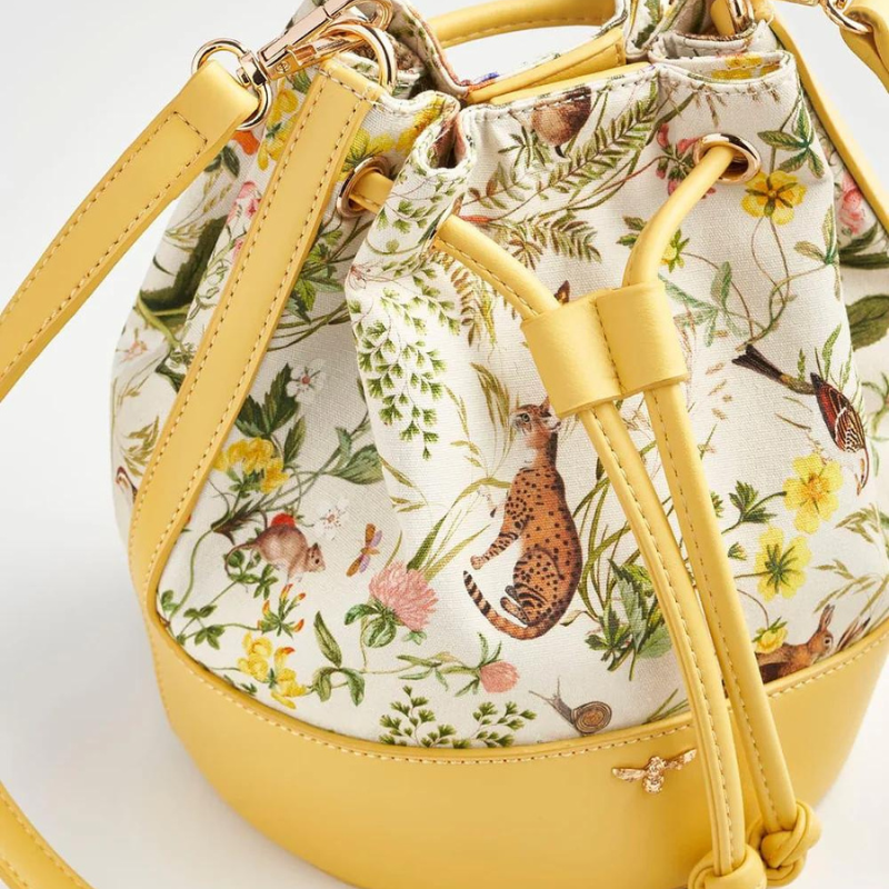 Fable Meadow Creatures Marshmallow Bucket Bag - Yellow