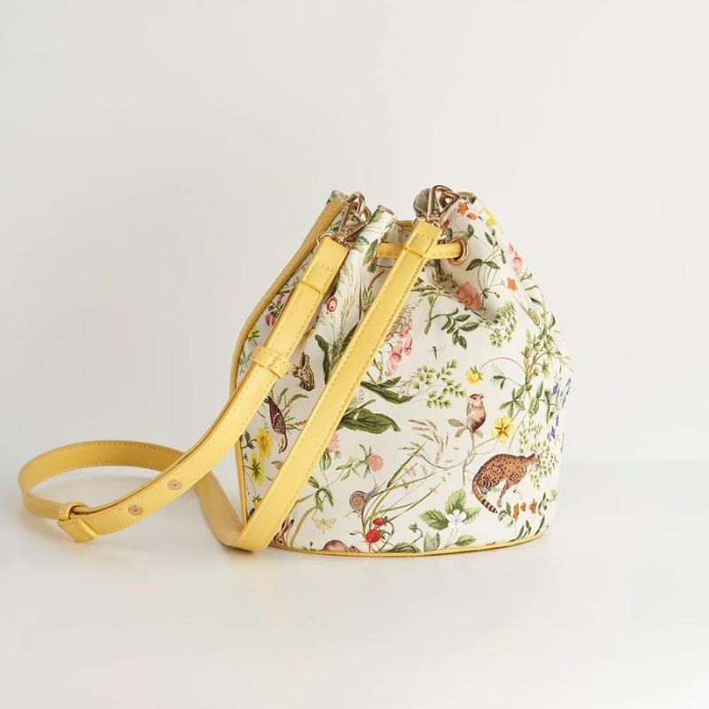 Fable Meadow Creatures Marshmallow Bucket Bag - Yellow