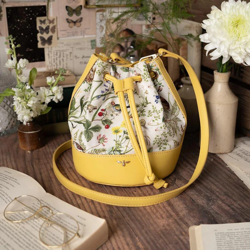 Fable Meadow Creatures Marshmallow Bucket Bag - Yellow