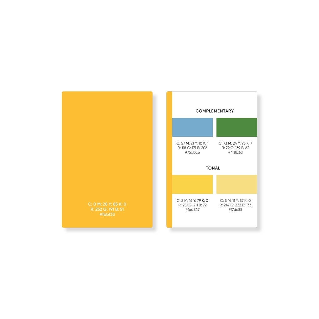 The Box of Swatches: 72 Shade Cards for Palette Planning and Inspiration