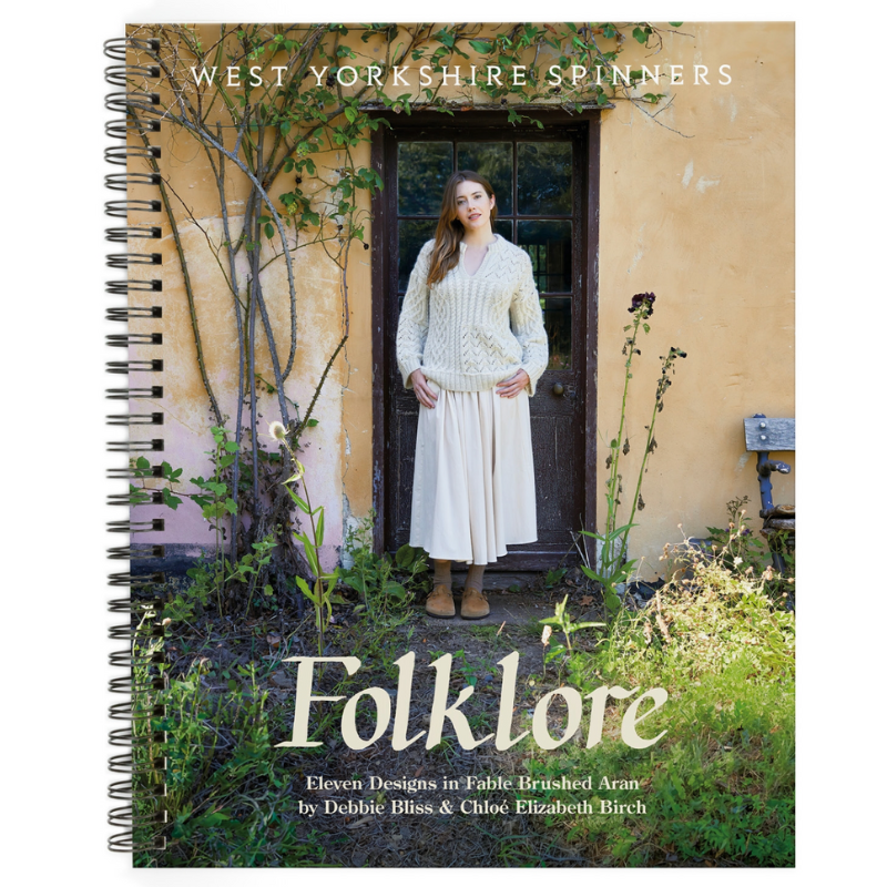 West Yorkshire Spinners Folklore Book -Collection of Patterns from Debbie Bliss and Chloé Elizabeth Birch
