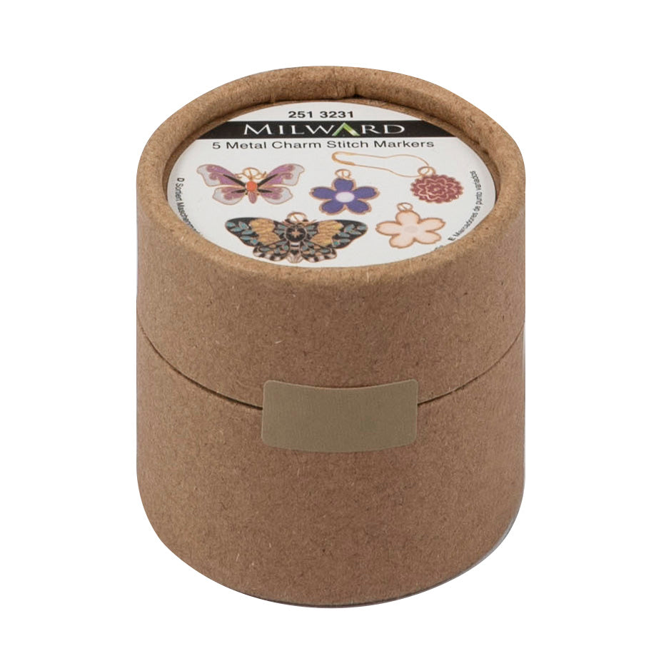 Milward Metal Stitch Markers - Butterfly Garden