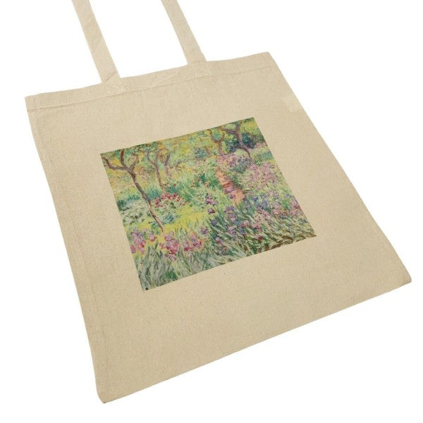Claude Monet The Artist’s Garden at Giverny Tote Bag