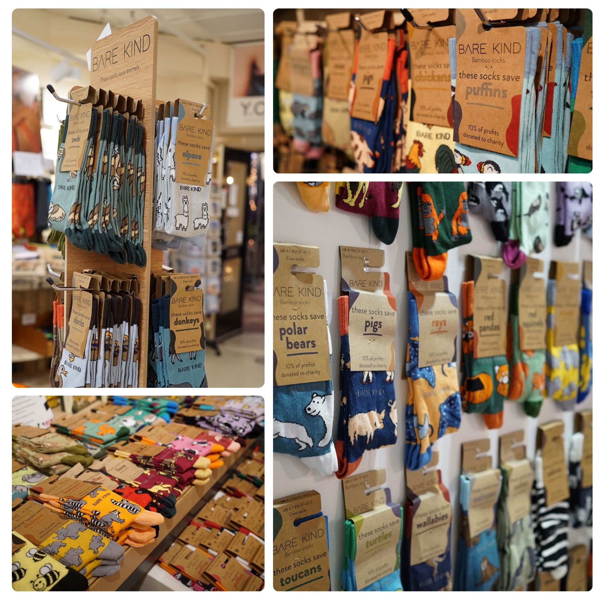 Highland Cow Socks | Bamboo Socks | Blue Socks