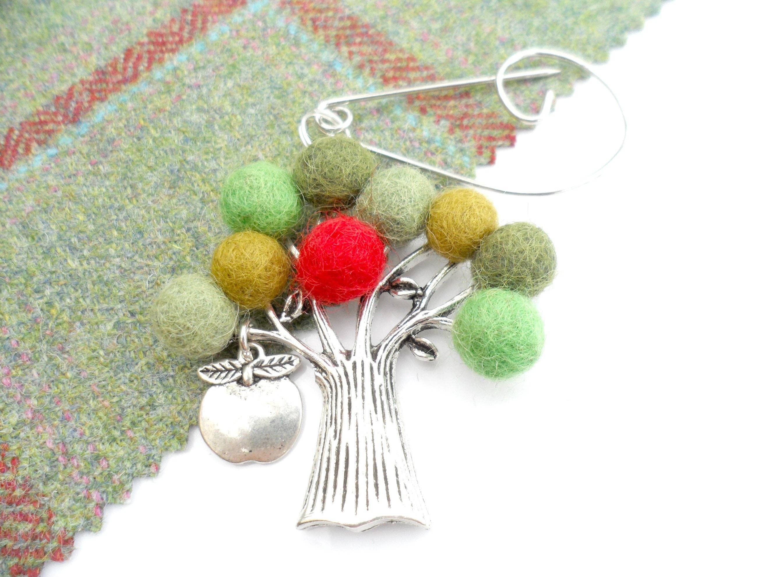 Tree Of Life Brooch Apple Tree by Gist Jewellery