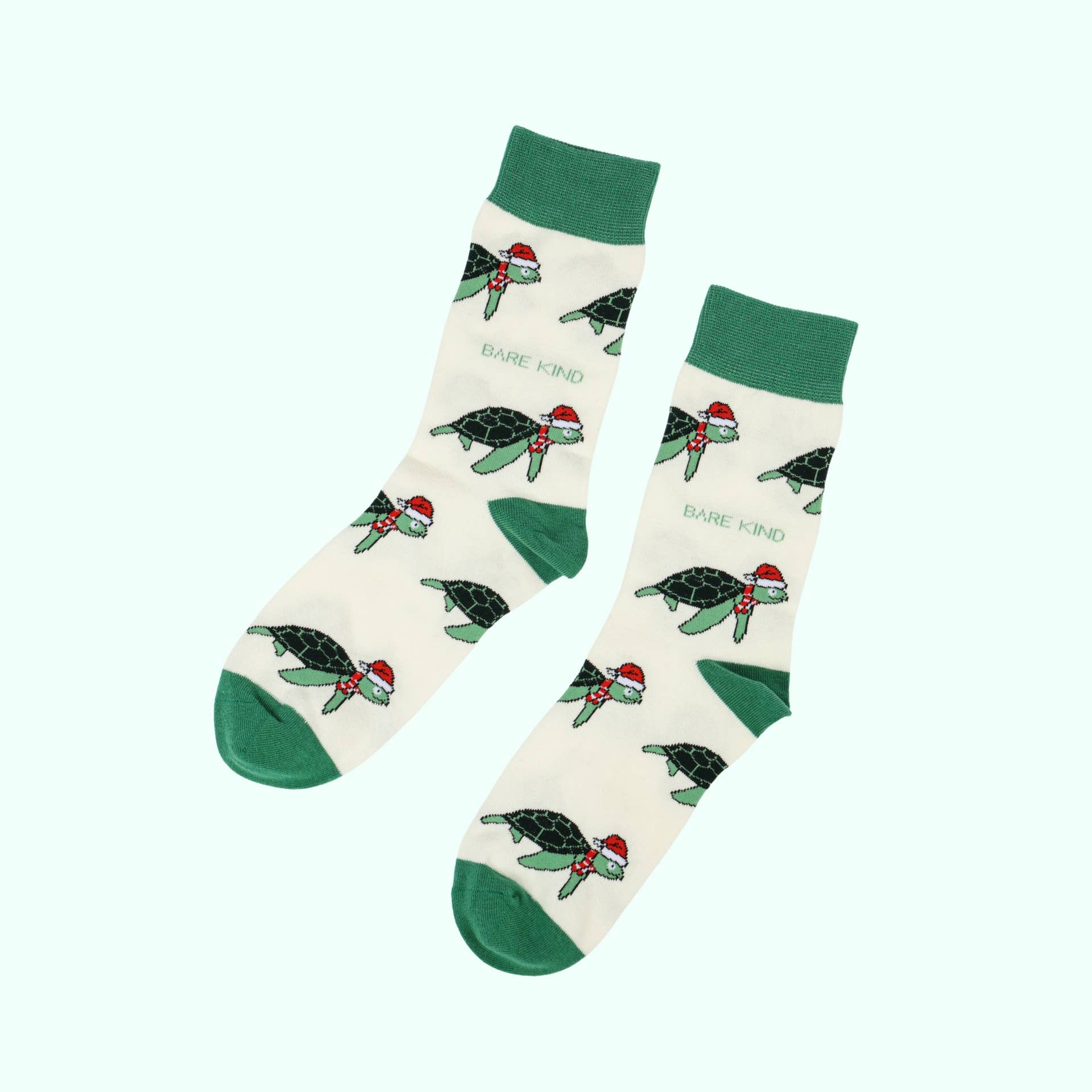 Bare Kind Christmas Turtle Socks